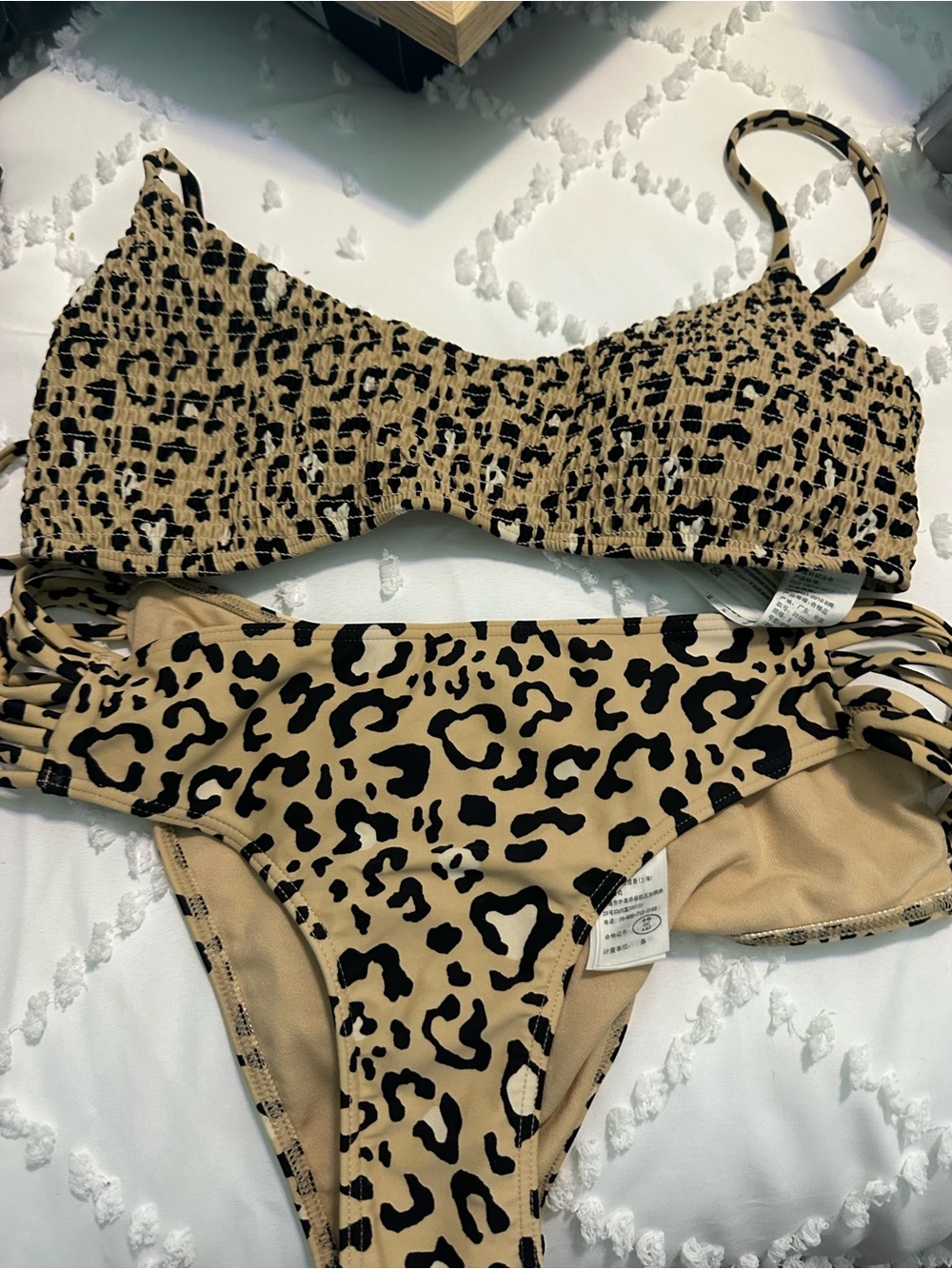 Hollister swum suit. Med bottom small top